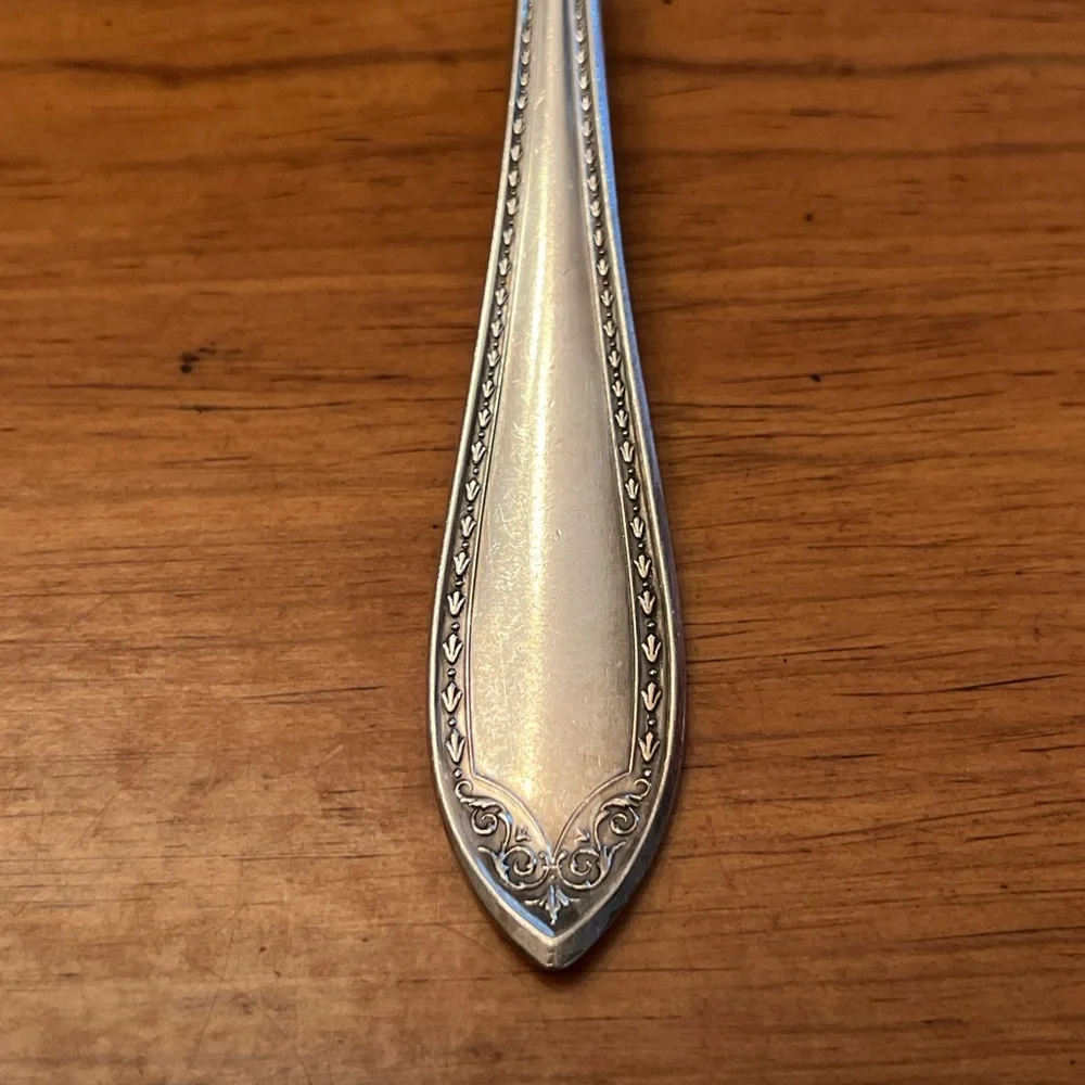3 Lovely Silver Serving Spoons